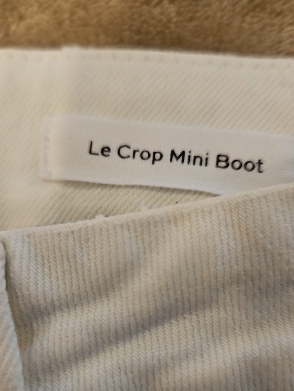 Frame NWT Le Crop Mini Boot Jeans Color Block Olin Sz 31 - Picture 3 of 9